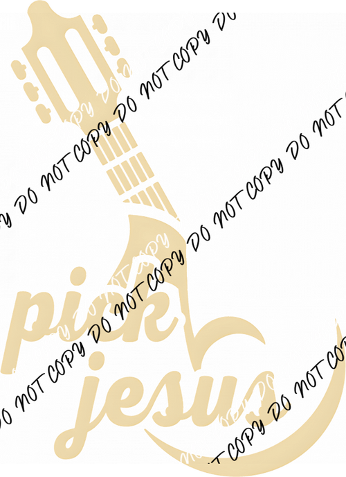 Pick Jesus DTF Transfer - We Print U Press DTF Transfers