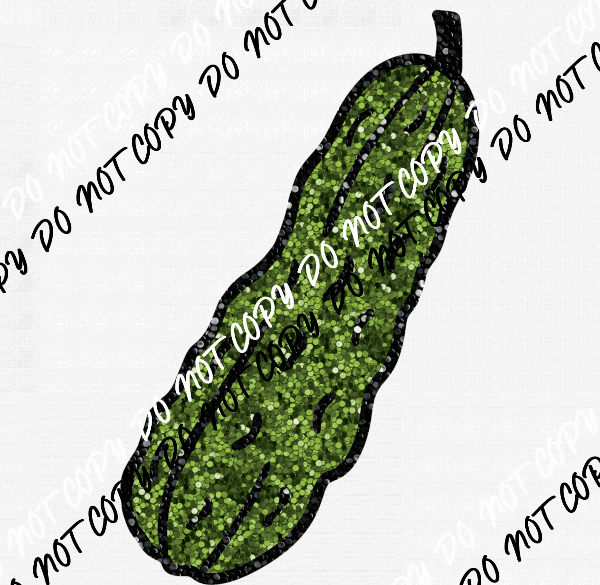 Pickle faux sequin DTF Transfer - We Print U Press DTF Transfers