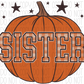 Plaid Sister Pumpkin Dtf Transfer Rtp Transfers