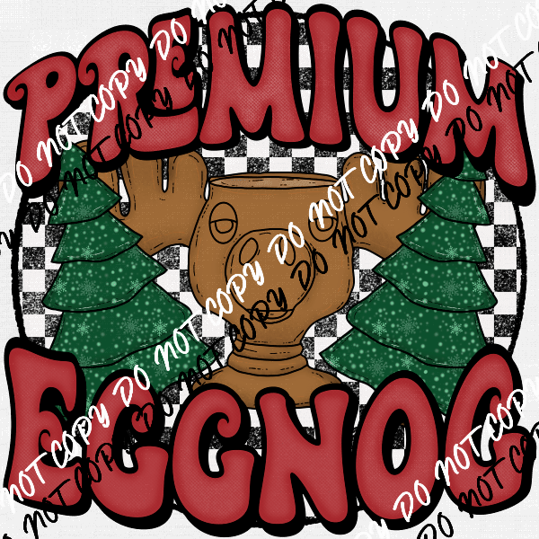 Premium Eggnog DTF Transfer - We Print U Press DTF Transfers