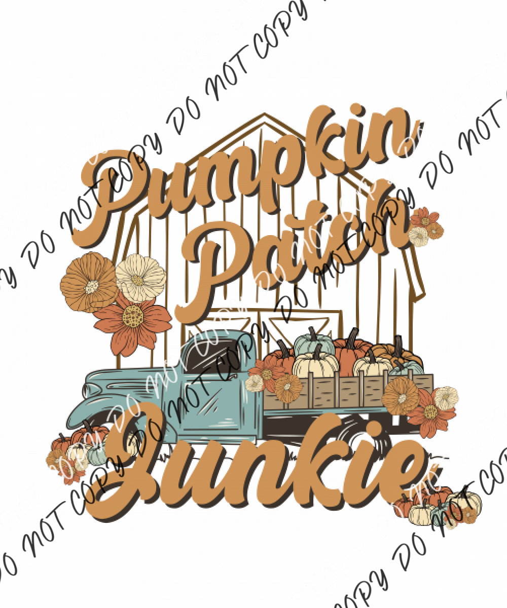 Pumpkin Patch Junkie Dtf Transfer Transfers
