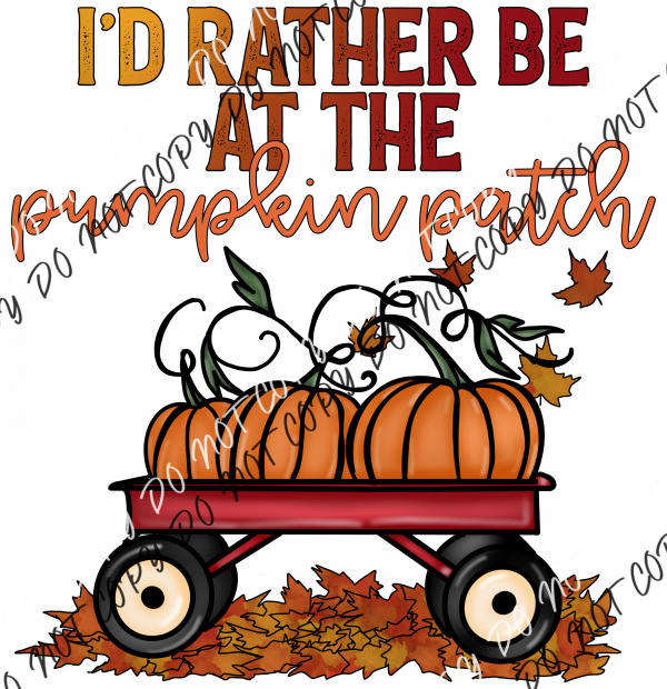 Pumpkin Patch Wagon Dtf Transfer Rtp Transfers