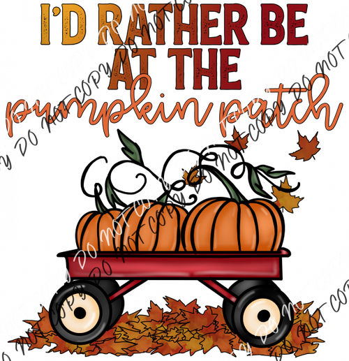 Pumpkin Patch Wagon Dtf Transfer Rtp Transfers