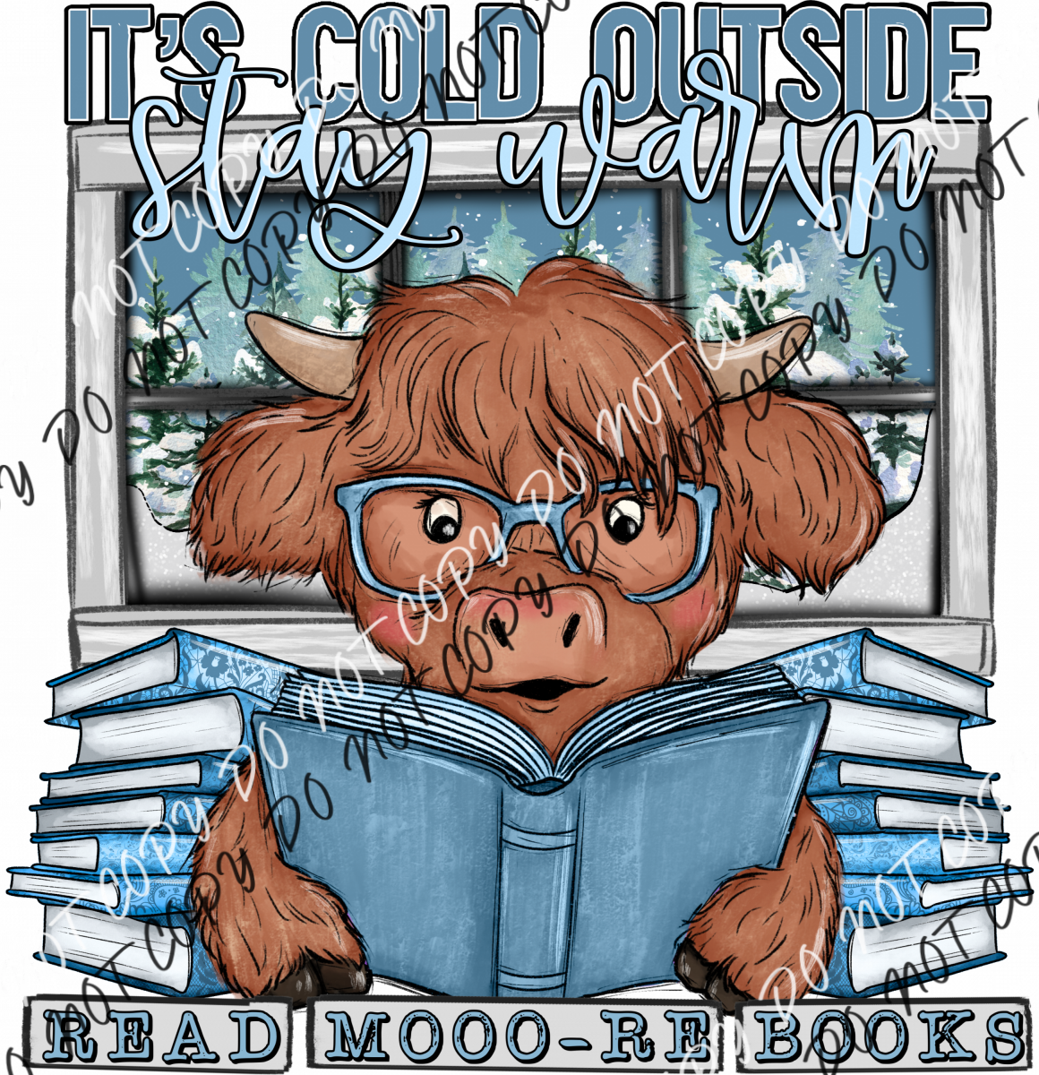 Read Mooo-Re Books Highland Cow Dtf Transfer Rtp Transfers