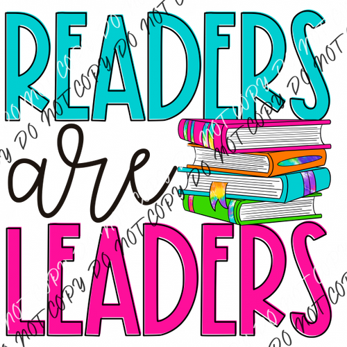 Readers Are Leaders Dtf Transfer