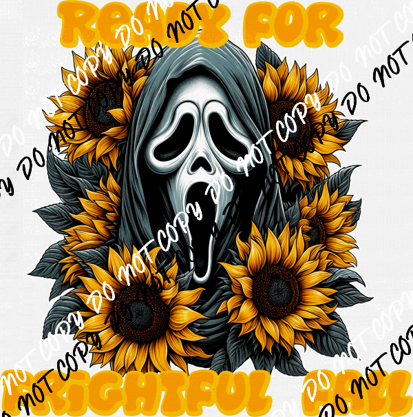 Ready for Frightful Fall Skelly DTF Transfer - We Print U Press DTF Transfers