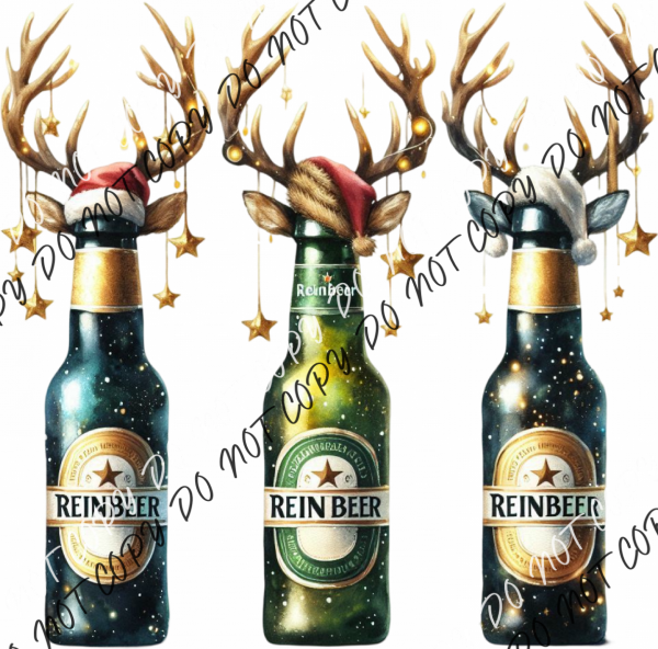 Reinbeer Christmas DTF Transfer RTP DTF Transfers