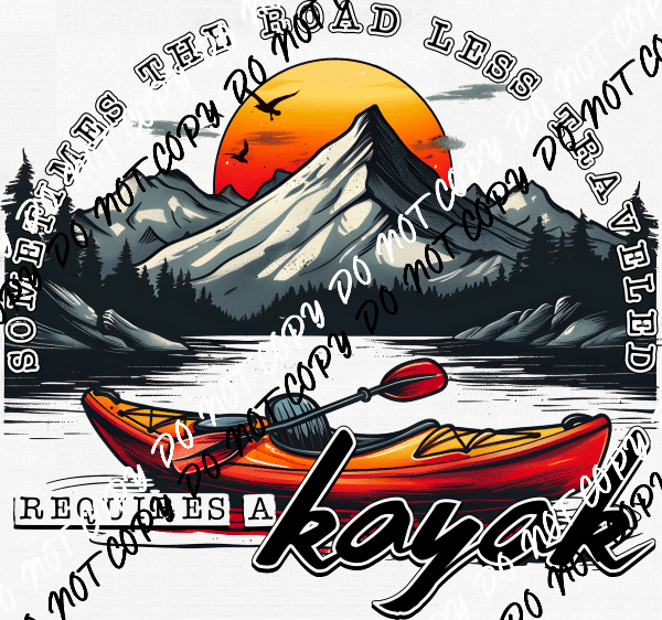 Requires a Kayak DTF Transfer - We Print U Press DTF Transfers