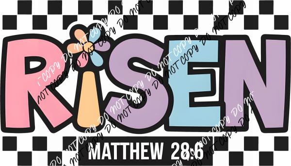 Risen Matthew 286 DTF Transfer - We Print U Press DTF Transfers