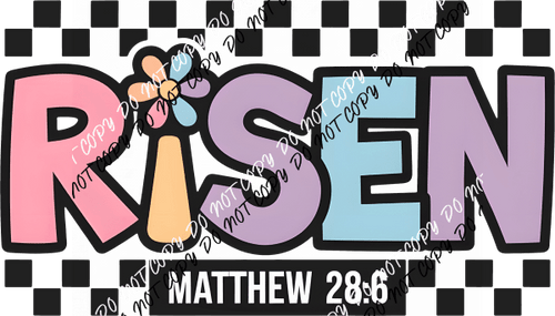 Risen Matthew 286 DTF Transfer - We Print U Press DTF Transfers