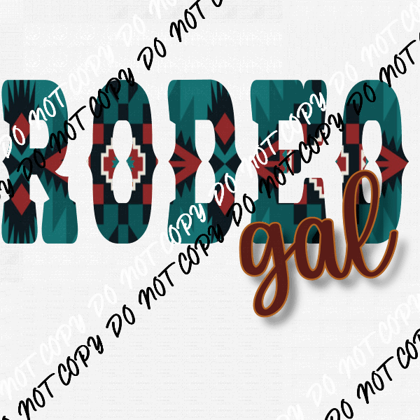 Rodeo Gal DTF Transfer - We Print U Press DTF Transfers