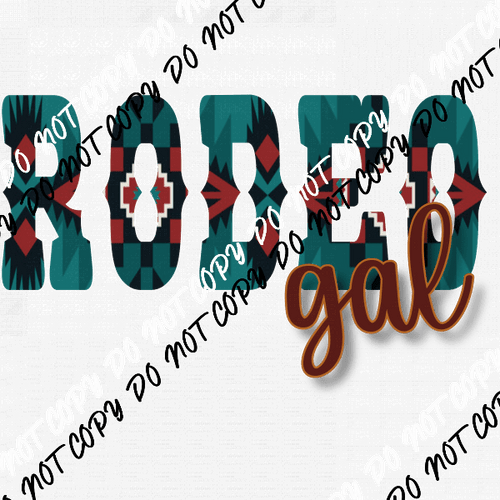Rodeo Gal DTF Transfer - We Print U Press DTF Transfers