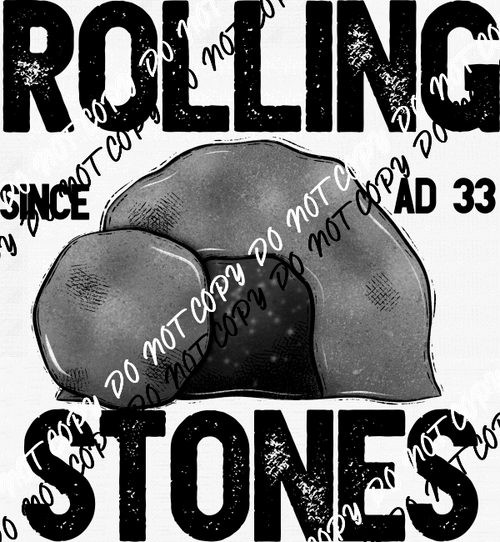 Rolling Stones DTF Transfer - We Print U Press DTF Transfers