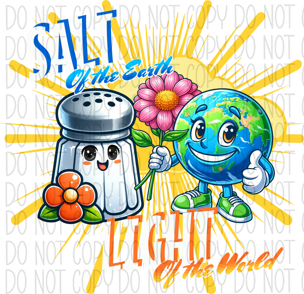 Salt Of The Earth Light World Dtf Transfer