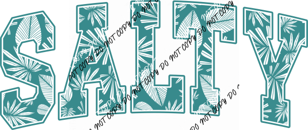 Salty Varsity Retro DTF Transfer - We Print U Press DTF Transfers