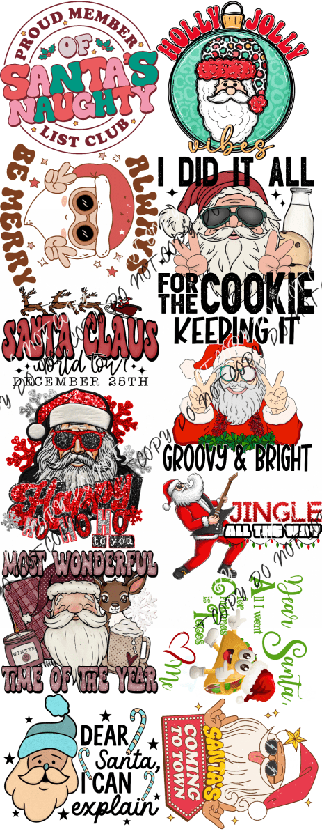 Santa Premade Bundle 60