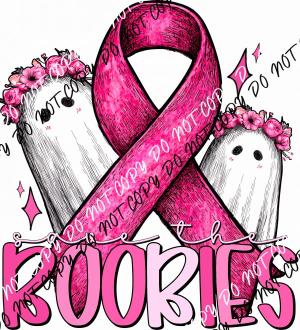 Save the Boobies DTF Transfer - We Print U Press DTF Transfers