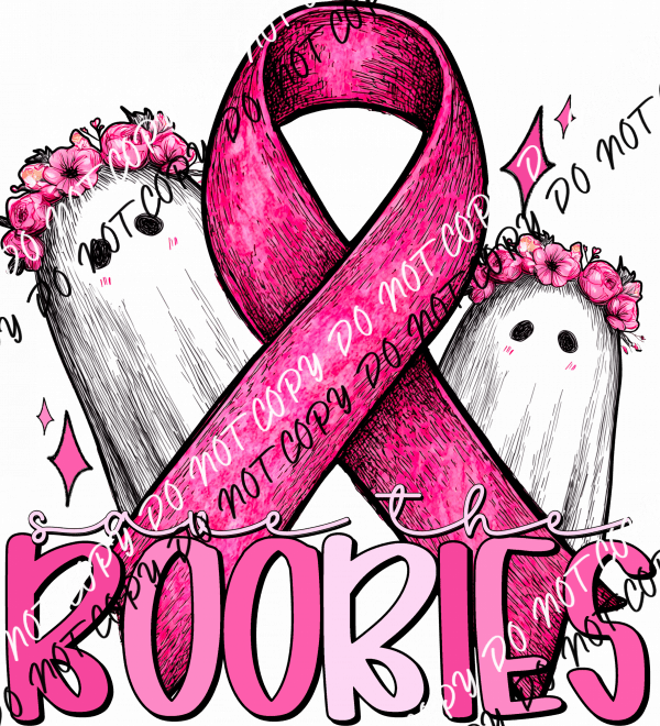 Save the Boobies DTF Transfer - We Print U Press DTF Transfers