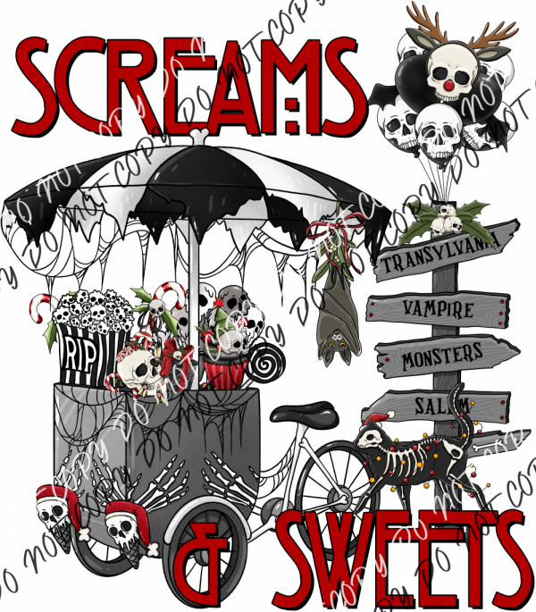 Screams & Sweets Dtf Transfer Transfers