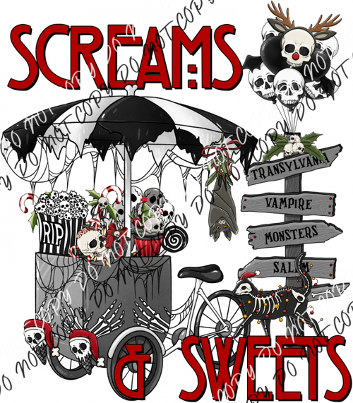 Screams & Sweets Dtf Transfer Transfers