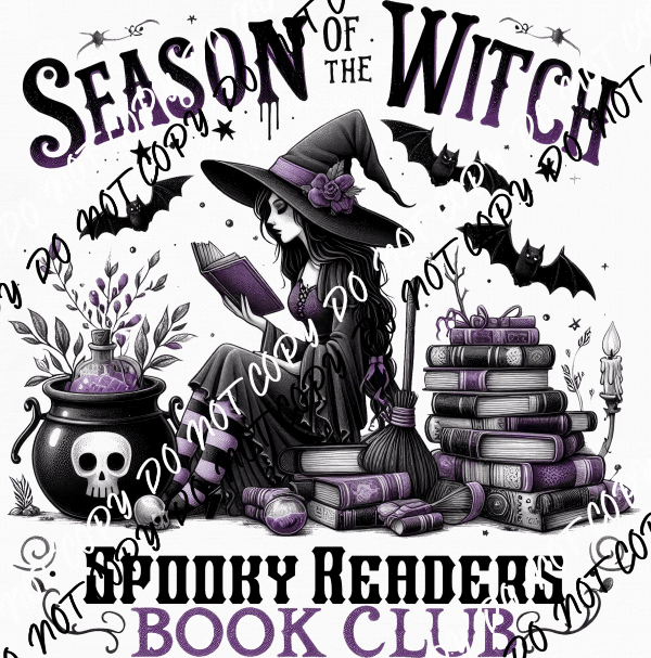 Season of the Witch Book Club Transfer - We Print U Press DTF Transfers