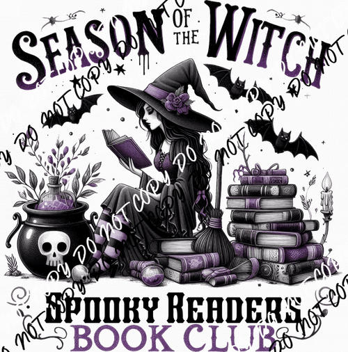 Season of the Witch Book Club Transfer - We Print U Press DTF Transfers