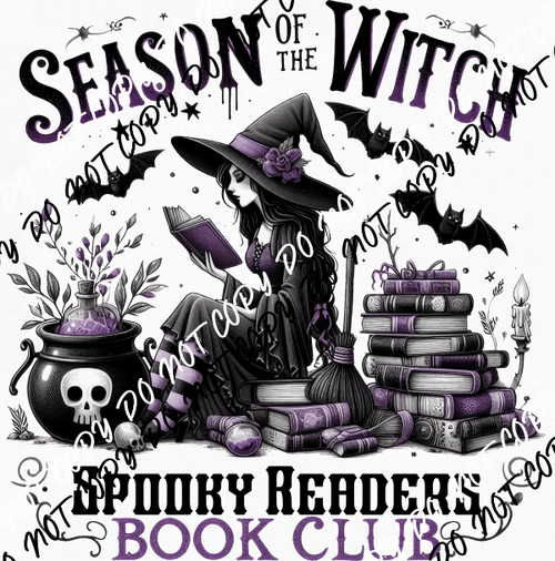 Season of the Witch Book Club Transfer - We Print U Press DTF Transfers