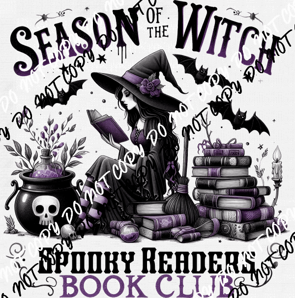 Season of the Witch Book Club Transfer - We Print U Press DTF Transfers