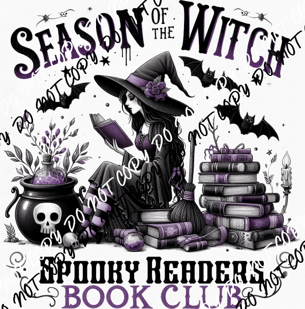 Season of the Witch Book Club Transfer - We Print U Press DTF Transfers