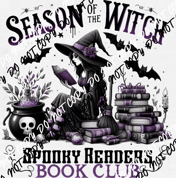 Season of the Witch Book Club Transfer - We Print U Press DTF Transfers