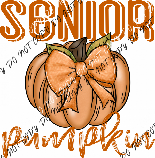 Senior Pumpkin Dtf Transfer Rtp Transfers