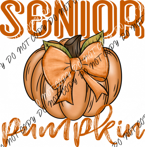 Senior Pumpkin Dtf Transfer Rtp Transfers