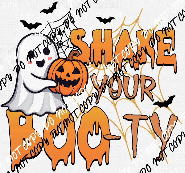 Shake Your Boo - ty Ghost DTF Transfer - We Print U Press DTF Transfers