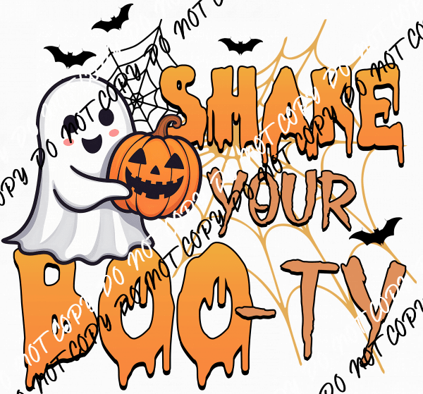 Shake Your Boo - ty Ghost DTF Transfer - We Print U Press DTF Transfers