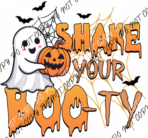 Shake Your Boo-Ty Ghost Dtf Transfer Rtp Transfers