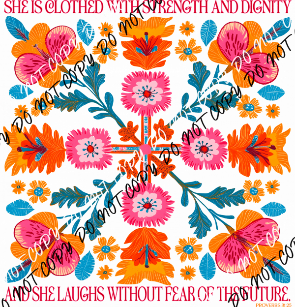 She Is Clothed DTF Transfer - We Print U Press DTF Transfers