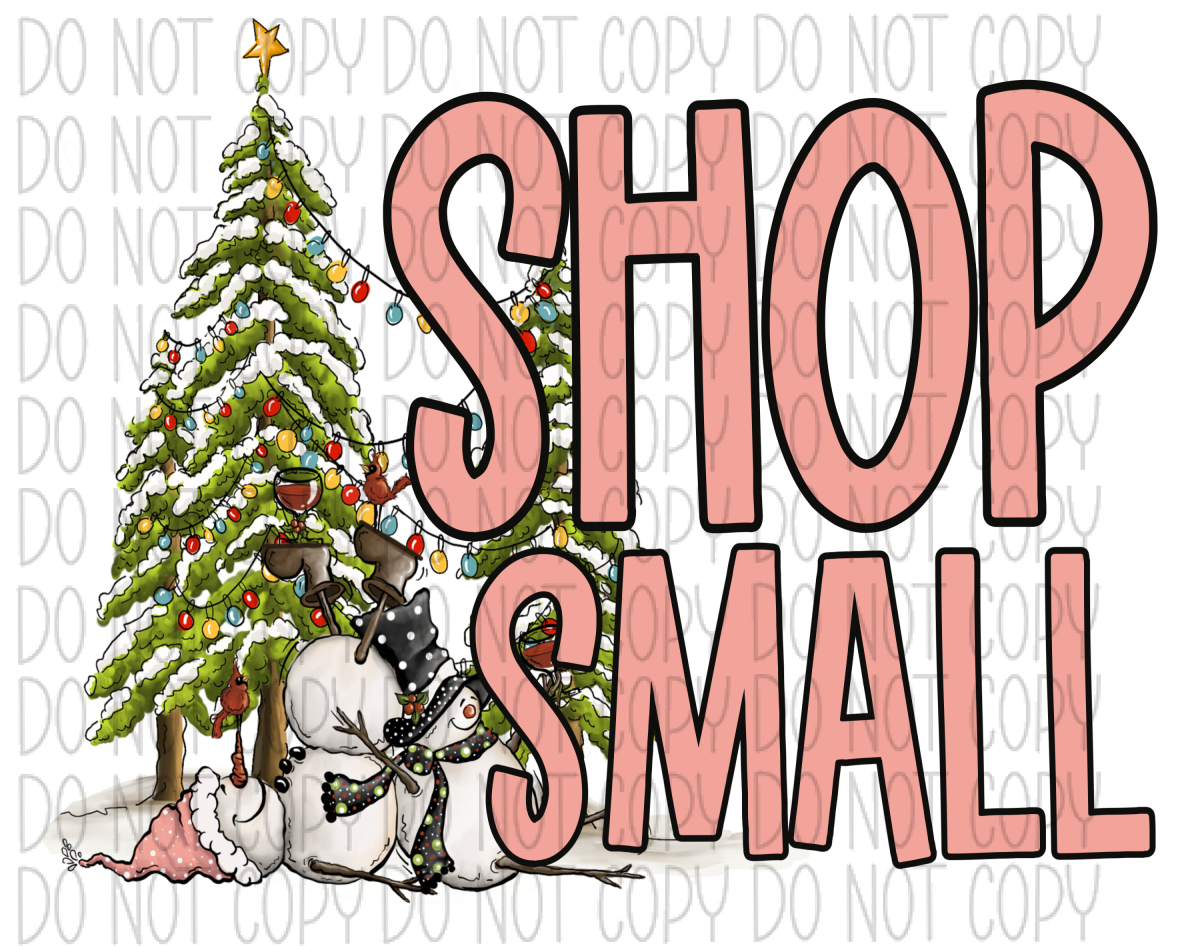 Shop Small Christmas Trees Dtf Transfer