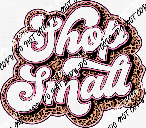 Shop Small Leopard Pink DTF Transfer - We Print U Press DTF Transfers