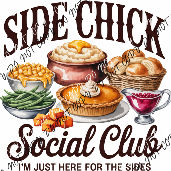 Side Chick Social Club DTF Transfer RTP DTF Transfers