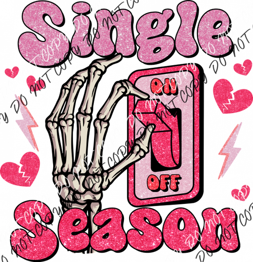 Single Season On/Off Switch DTF Transfer RTP DTF Transfers