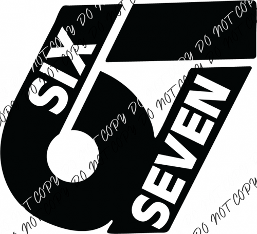 Six Seven Logo DTF Transfer RTP DTF Transfers