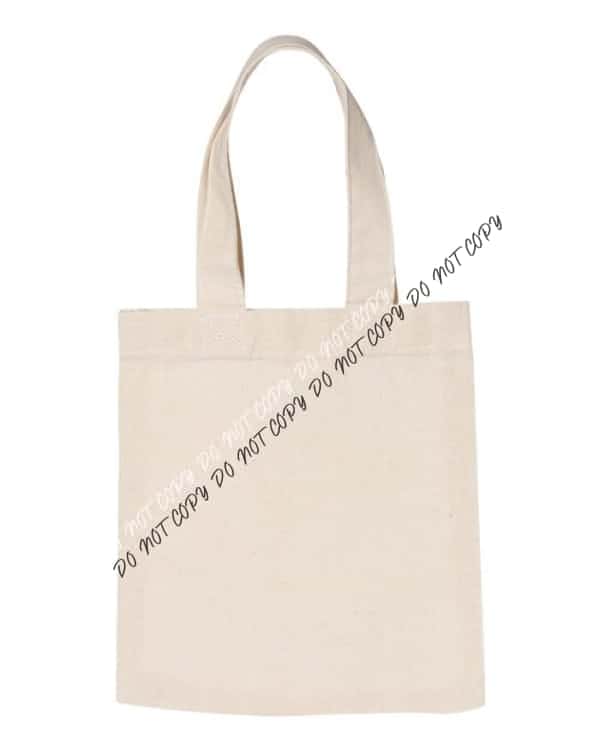 Small Canvas Tote - We Print U Press DTF Transfers
