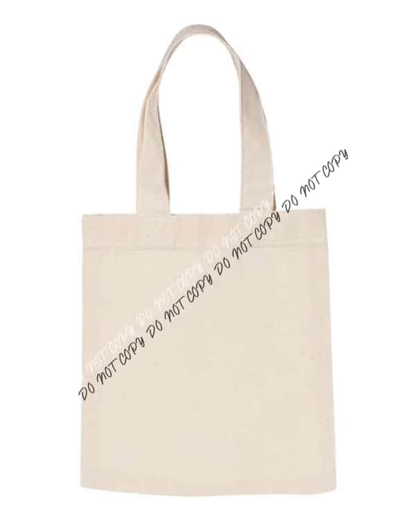 Small Canvas Tote - We Print U Press DTF Transfers