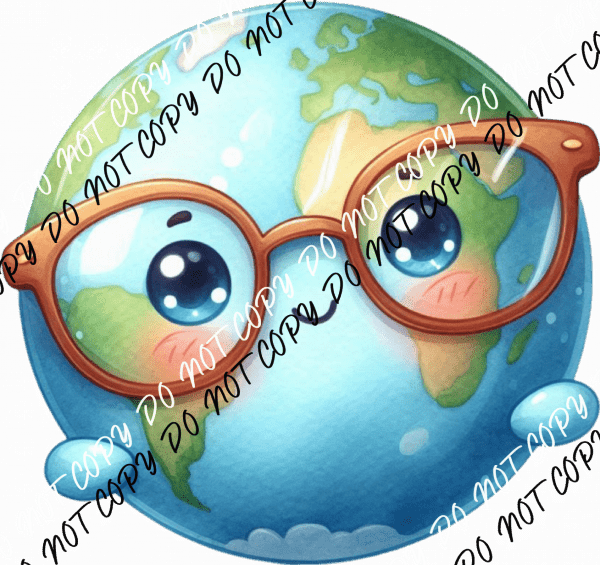 Smiley World DTF Transfer - We Print U Press DTF Transfers