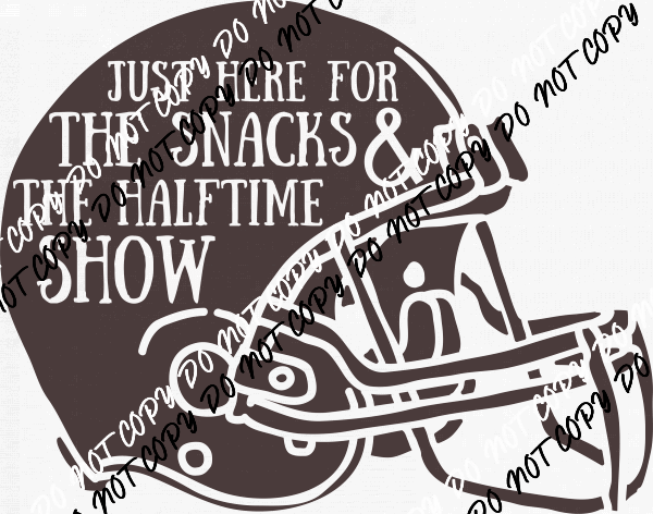 Snacks And Halftime Show DTF Transfer - We Print U Press DTF Transfers