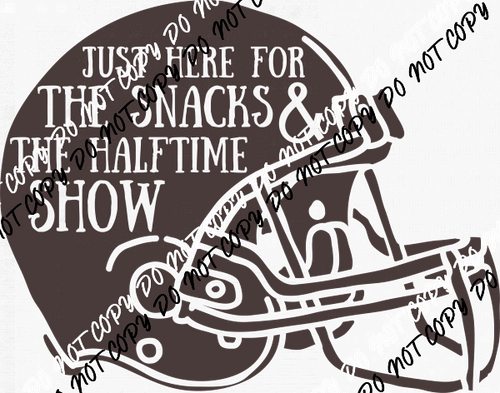 Snacks And Halftime Show DTF Transfer - We Print U Press DTF Transfers