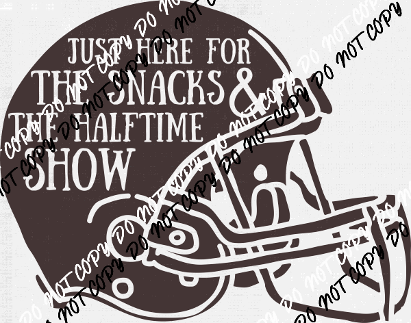 Snacks And Halftime Show DTF Transfer - We Print U Press DTF Transfers