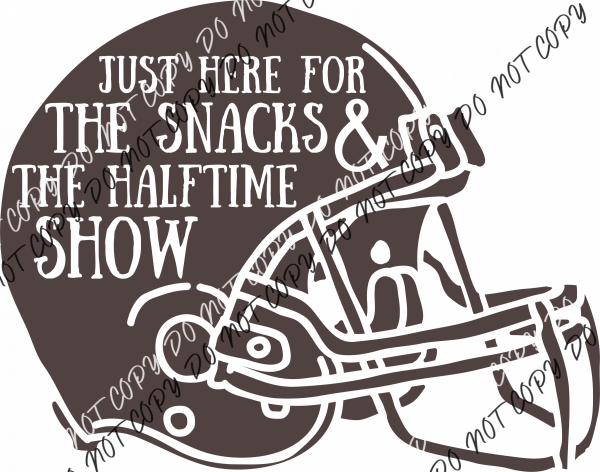 Snacks And Halftime Show Dtf Transfer