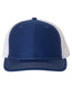 Snapback Trucker Cap - Biscuit/ True Blue - We Print U Press DTF Transfers