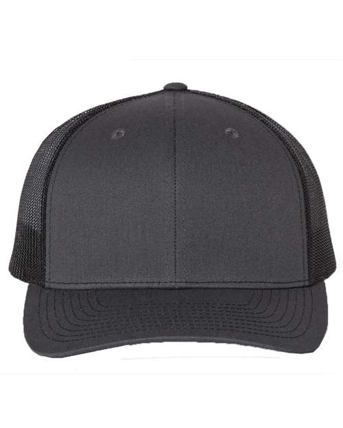 Snapback Trucker Cap - Charcoal/ Black - We Print U Press DTF Transfers